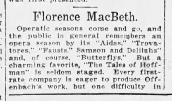 Clipping from The Butte Miner